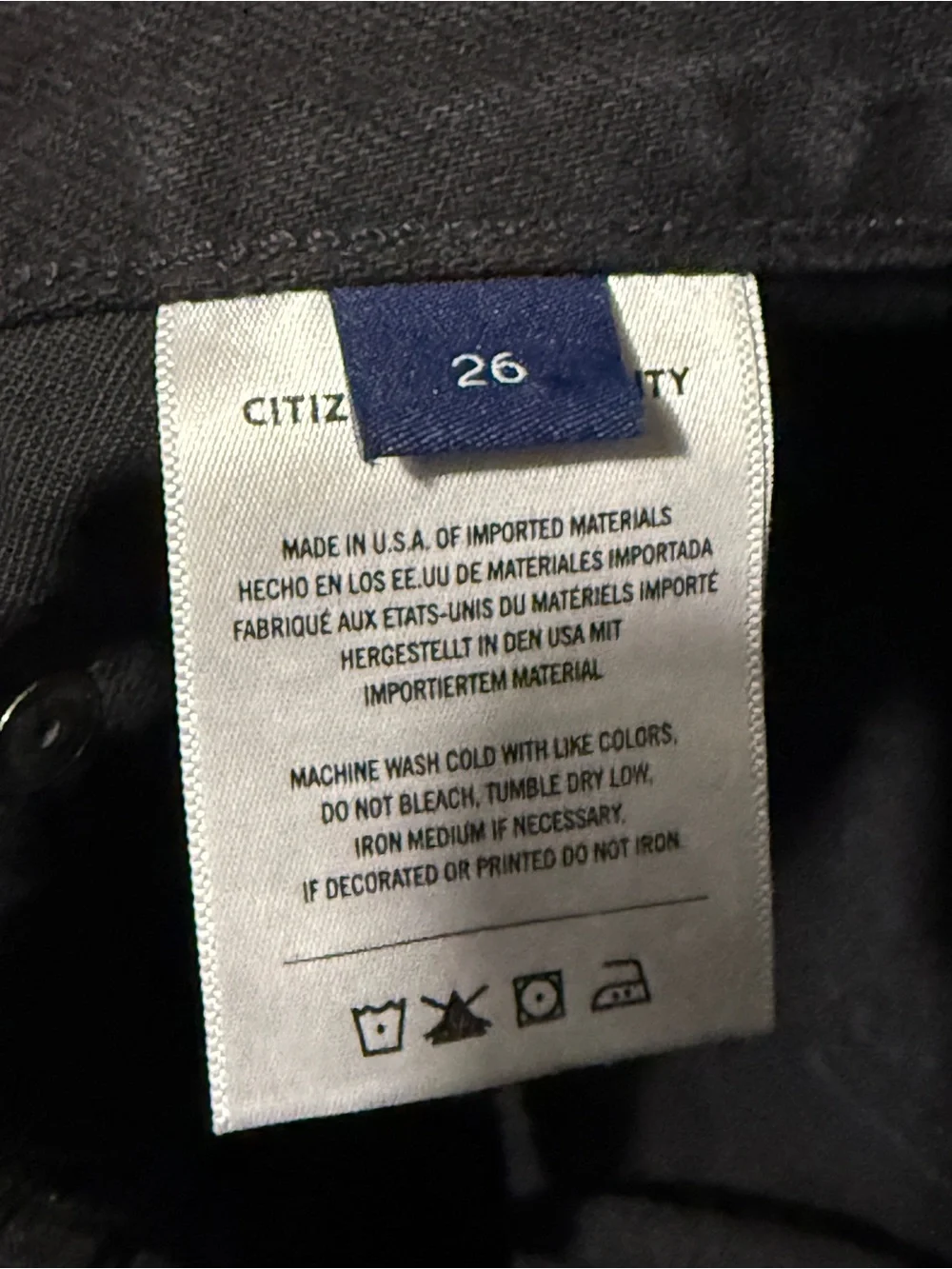 Citizens of Humanity Horseshoe Jeans Women's 26 Barrel Leg Baggy Designer Denim